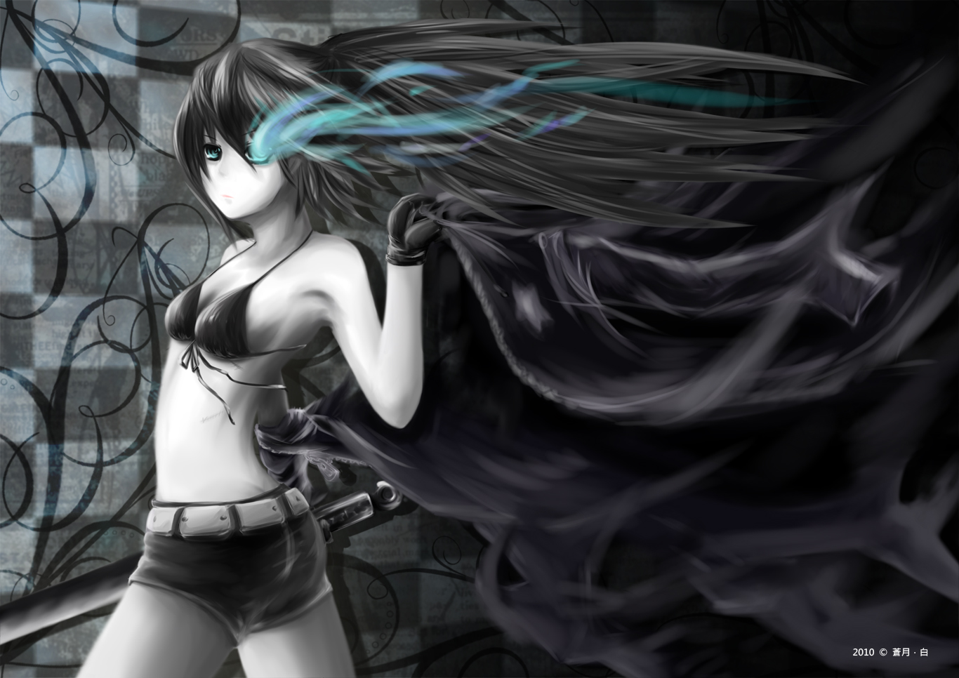 Konachan.com - 97524 black_rock_shooter kuroi_mato